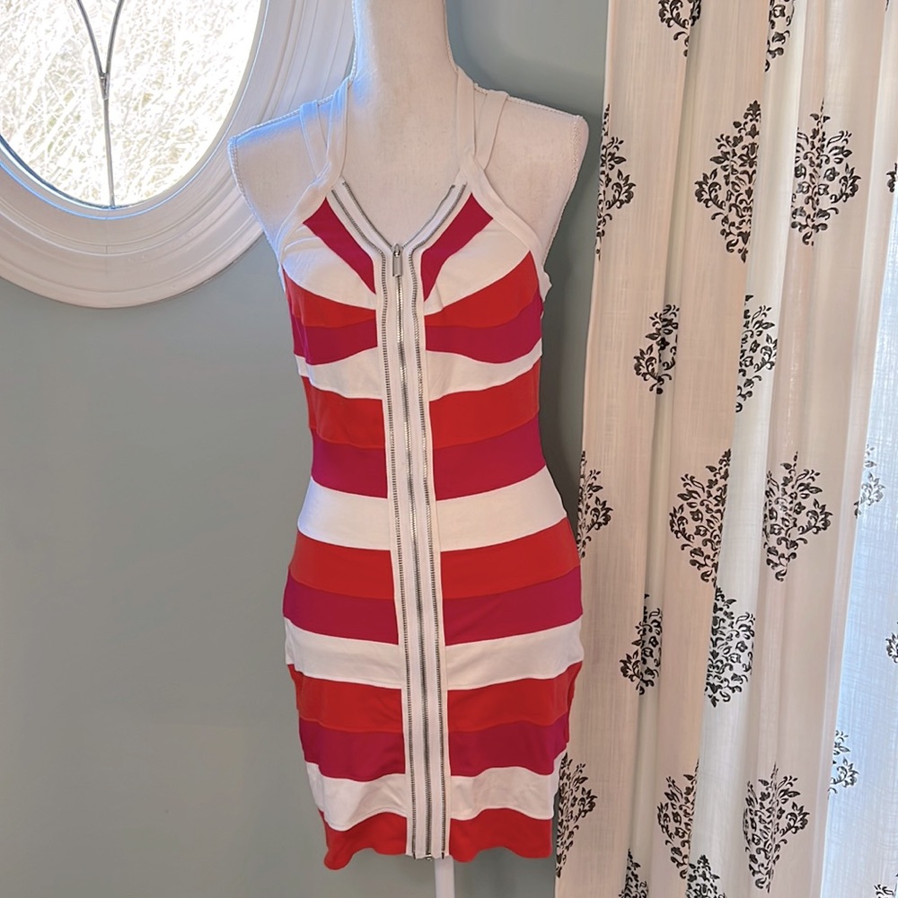 Bebe Halter Neck Sundress Size L